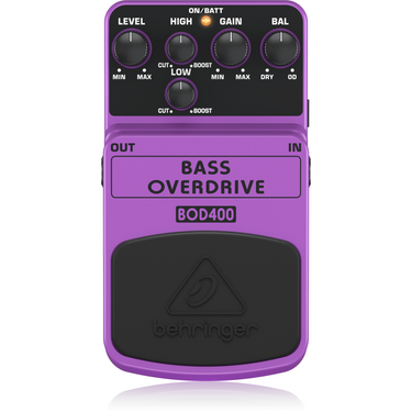Pedal Behringer Para Bajo Overdrive, Bod400